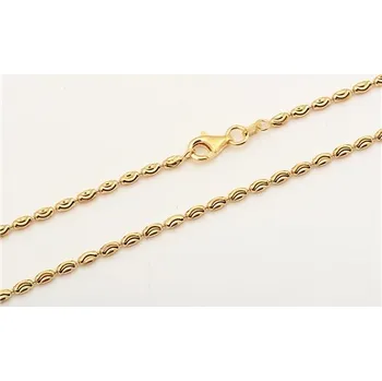 Náhrdelník Stříbrný pozlacený náhrdelník STNAH090F 50cm