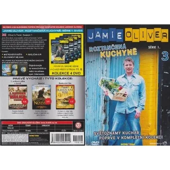 DVD film Jamie Oliver Roztančená kuchyně série 1 komplet 3 díly DVD (kolekce 3x DVD)
