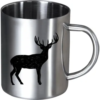 Nerezový hrnek Jelen