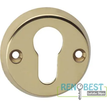 Dveřní kování AC-T Rozeta PZ krycí mosaz pár