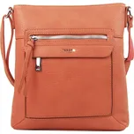 TESSRA Crossbody dámská kabelka cihlově oranžová 5569-TS