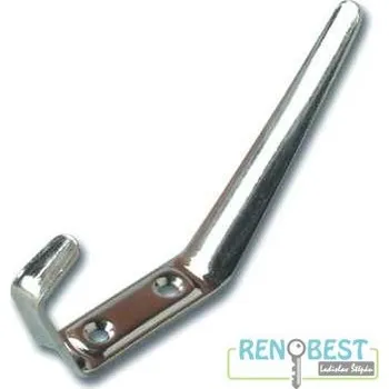 Věšák TOKOZ Stěnový kovový věšák kloboukový Barva: stříbrná