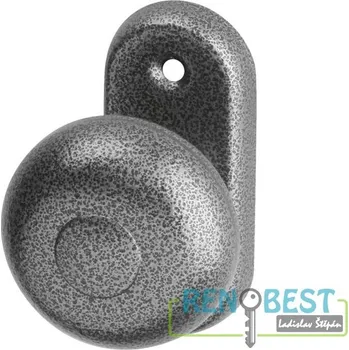 Dveřní kování AC-T Koule na dveře ACT lak na OV rozetě patina Provedení: pevná, Povrchová úprava: lakovaná