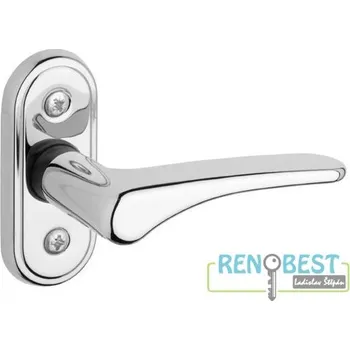 Dveřní kování ROSTEX Půloliva IDEAL Povrchová úprava: chrom - nerez