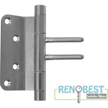 Dveřní kování TKZ Závěs dveřní 15x96 22/M7 BP TUKAN Provedení: univerzální, Povrchová úprava: nikl satén