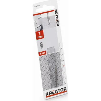Vrták KREATOR KRT010101 1 mm 3 ks