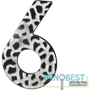 AC-T Domovní číslo ACT „6“ kované železo Provedení: Kované železo