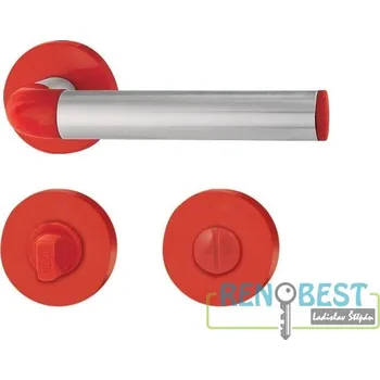 Dveřní kování HOLAR Klika DEMI METAL DM WC různé barvy Provedení: WC, Barva: černá