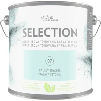 barva na zeď Barva na zeď StyleColor Selection Dálka Seychel modrá 2,5 l