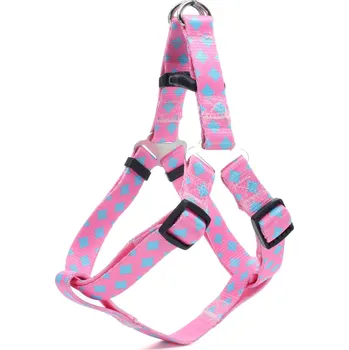 Postroj pro psa Vsepropejska Furio růžový postroj pro psa Typ: Postroj, Velikost: Obvod hrudníku 42 - 60 cm