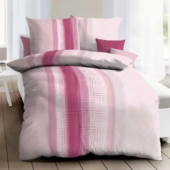 Povlečení Kaeppel | Krepové povlečení Bond růžové, 140x200, 70x90