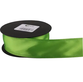 Stuha Atlasová stuha 4 cm x 9,1 m S017 světle zelená