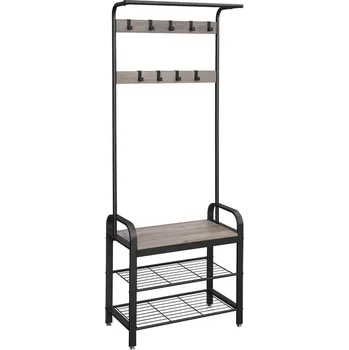 Předsíňová stěna VASAGLE HSR40MB 72 x 183 x 34 cm