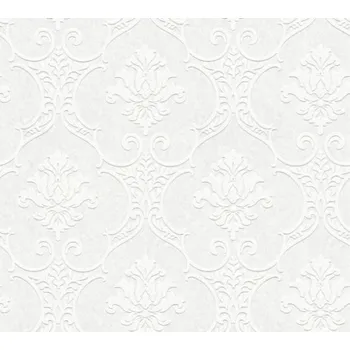 Tapeta A.S. Création | Vliesová tapeta na zeď Meistervlies 35477-1 | 1,06 x 25 m | bílá + Bílá vliesová tapeta na stěnu 354771 v rozměru 1,06 x 25 m