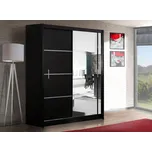 Casarredo Šatní skříň SANDINO 150 černá