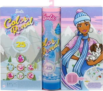 Panenka Barbie Color Reveal Adventní kalendář 2021