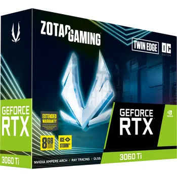Grafická karta ZOTAC Gaming GeForce RTX 3060 Ti Twin Edge OC LHR (ZT-A30610H-10MLHR)