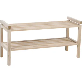 ROWICO Dřevěný světle hnědý botník CONFETTI 80x40 cm 103732