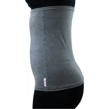 VFstyle Ledvinový pás Bamboo Long, šedý melé Velikost: XL