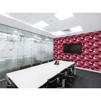 Tapeta DIMEX | Vliesová tapeta na zeď Dimex Line WP-234-01 | 0,75 x 10 m | červená, bílá + Vliesová tapeta na zeď Dimex Line WP23501 v rozměru 0,75 x 10 m