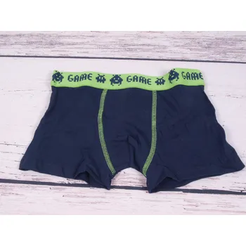 Chlapecké spodní prádlo boxerky YO tmavomodré GAME velikost oblečení - děti: 110/116