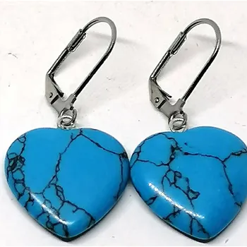 Náušnice Naušnice tyrkenitové, větší (s chirurgickou ocelí)