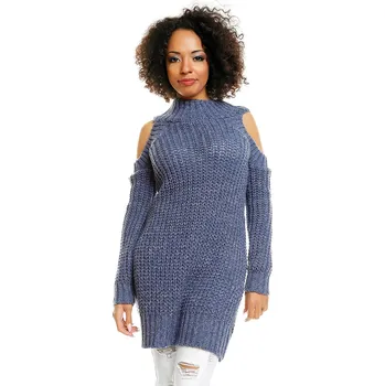 Dámský svetr Teplý svetr model 84345 PeeKaBoo universal