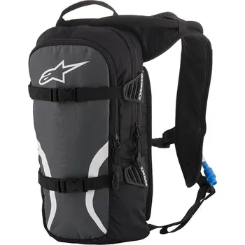 Zavazadlo na motocykl Hydrobag IGUANA, ALPINESTARS (černá/antracitová/bílá, celkový objem 6 l, objem hydrobagu 1,5 l) 2026