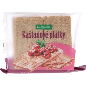 Bio plátky křupavé s kaštany bio*nebio 100 g