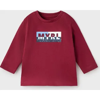 Mayoral Triko pro chlapečky, dlouhý rukáv bordó Mayoral 108 Rozměr: 6-9 měsíců, 75 cm