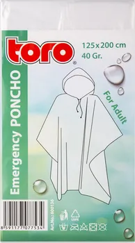 Pláštěnka Toro pláštěnka Poncho pro dospělé 125 x 200 cm uni