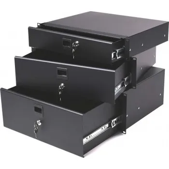 Elektrická zásuvka Zásuvka se západkou a zámkem - ocel 3U