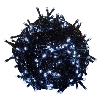 Voltronic M59794 světelný déšť 400 LED studená bílá Vánoční světelný závěs Voltronic M59794 světelný déšť 400 LED studená bílá