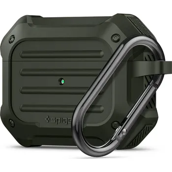 Spigen Tough Armor, military green / vojenská zelená - AirPods Pro ASD00539