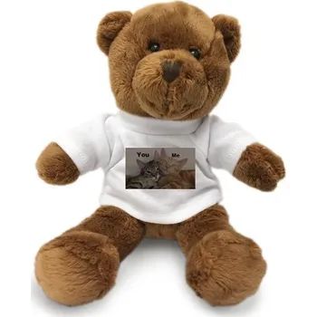 plyšák Medvídek Teddy s potiskem Teddy Bear You & Me