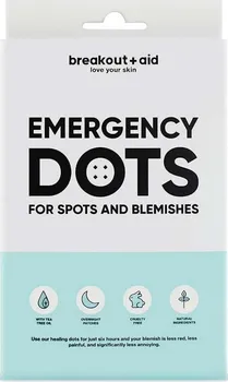 Léčba akné Breakout+aid Emergency Dots náplasti pro citlivou pokožku 48 ks