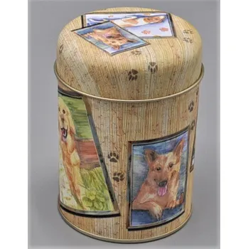 Dóza pejsci a tlapky II na 100 g čaje (Dózy psi, pes)