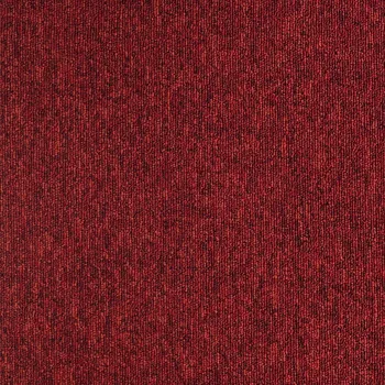 Koberec Kobercové čtverce B.I.G. Alpha 340 červené Instalace se slevou 20%