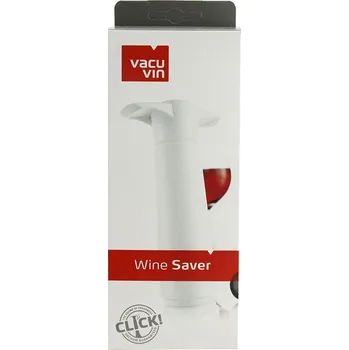 Pumpička bílá 2 uzávěry Vacuvin