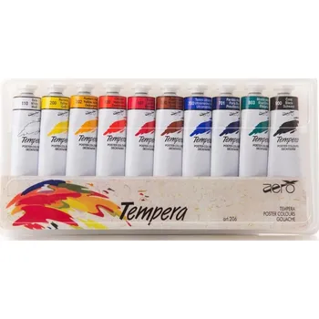 Vodová barva Aero sada temperových barev 10x42ml