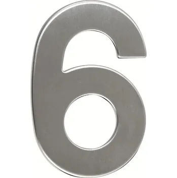 Domovní číslo Domovní číslo nerezové - č. 6