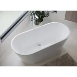 Cersanit - Volně stojící akrylátová vana OVAL Crea 162 x 72 cm, S301-300