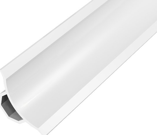 VP4 vanová lišta, PVC bílá, 22 mm, 1,83 m