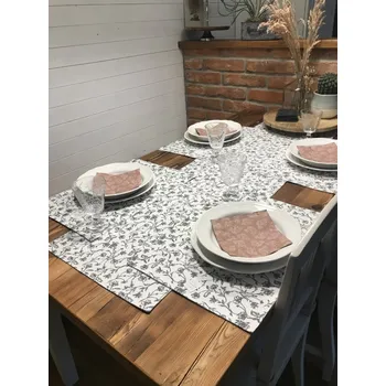 prostírání Vzorované prostírání Barva: Bílá