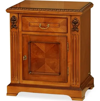 Noční stolek IBA Retro noční stolek VALERIA Typ: Bílá se zlatou patinou