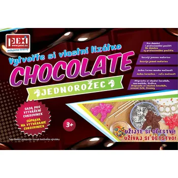kreativní sada PEXI CHOCOLATE ART - Lízátko Jednorožec