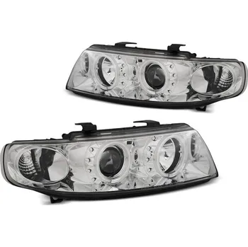 Přední světlomet TUNING-TEC Přední světla Seat Leon/Toledo 99-04 ANGEL EYES CCFL chrom