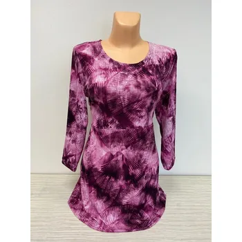 Dámská tunika Halenka FITERO, Barva Tyrkysová, Velikost XL 44, Materiál 98% Polyester 2% Lycra