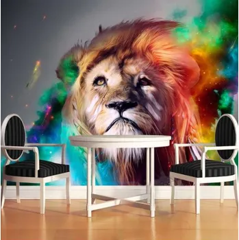 Fototapeta Solution Media 3D tapeta - Lev v barvě MU451 3 - 3D Relief - Vliesová tapeta - 320g/m2