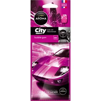 Vůně do auta Osvěžovače vzduchu AROMA CAR CITY CARD BUBBLE GUM